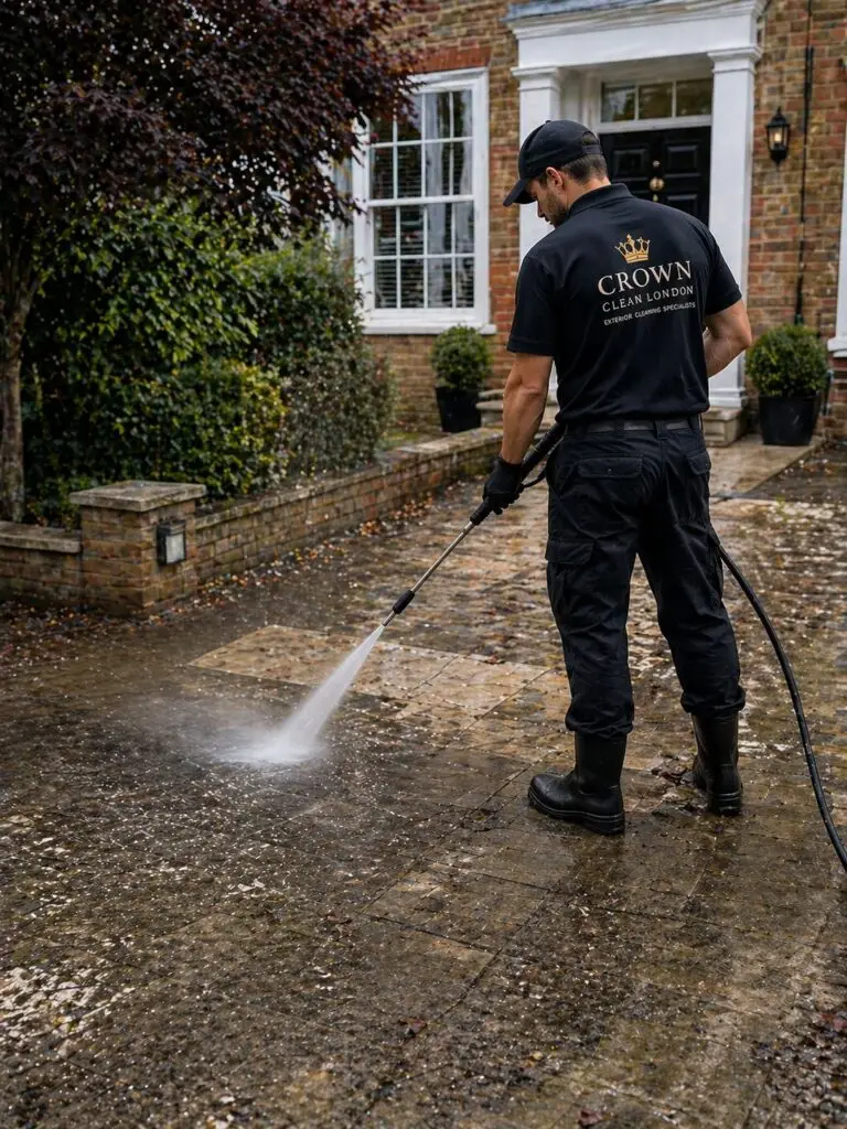 Crown Clean London exterior cleaning services and surfaces cleaned