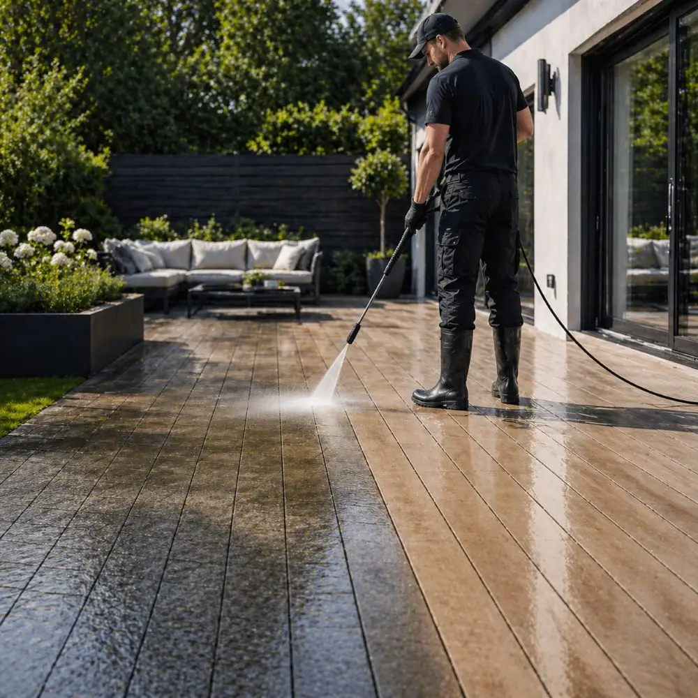 Decking Cleaning London image