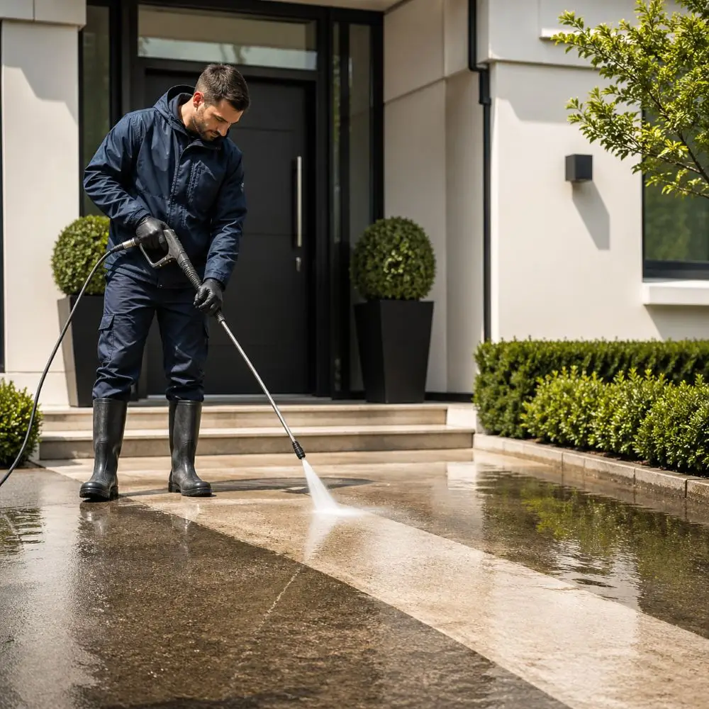 Professional pressure washing in London by Crown Clean London